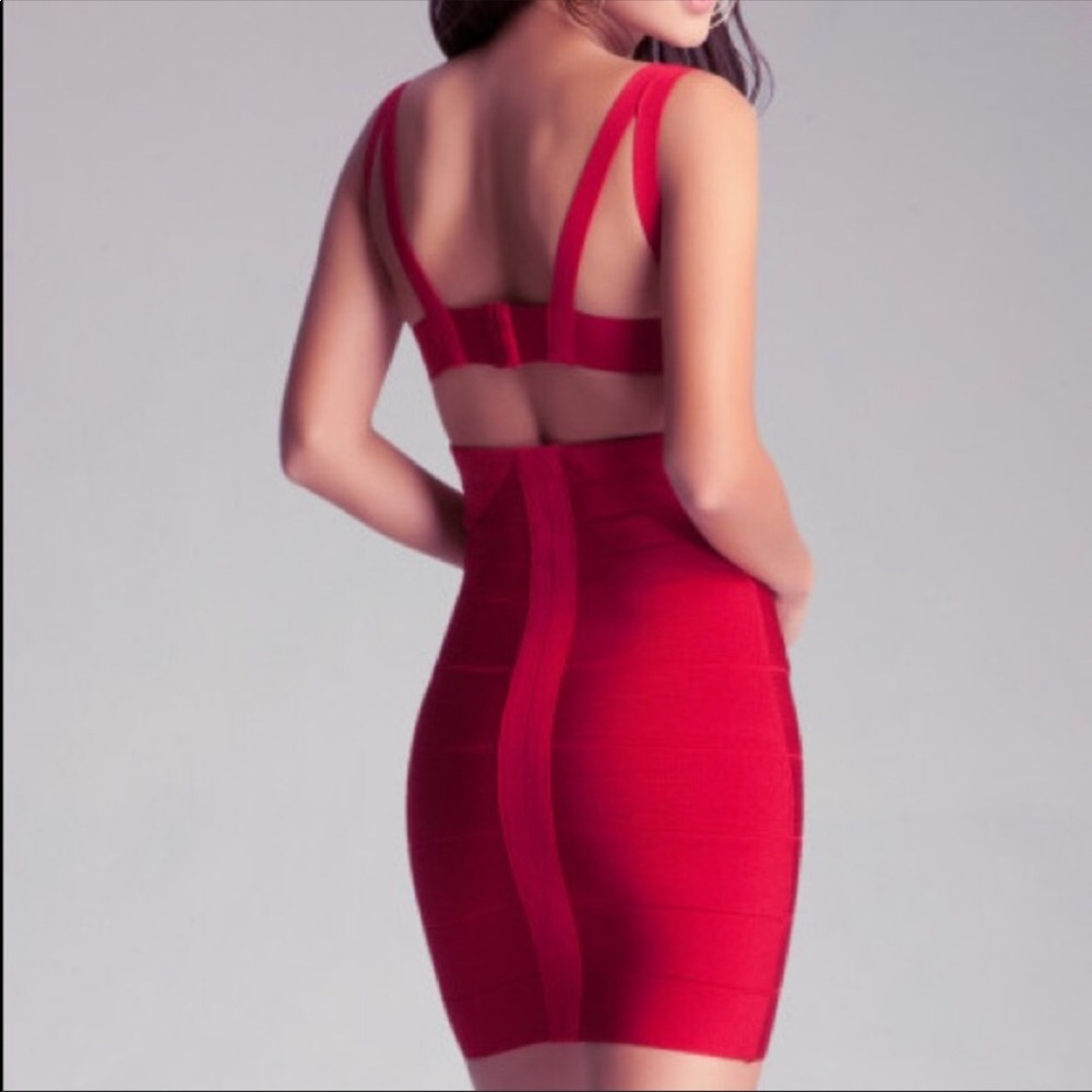 Bebe bandage dress XS